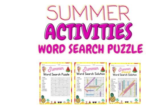 Enjoy Summer with Engaging Word Search Puzzles