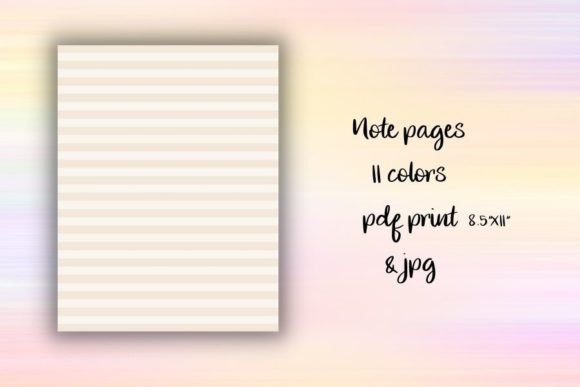 Explore Creative Freedom with 11 Color Lined Pages