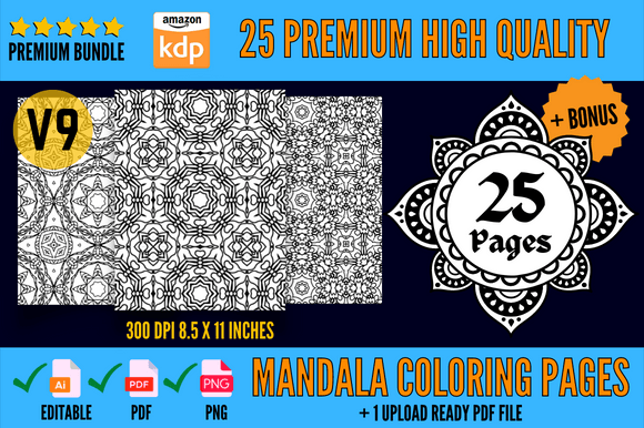 Explore Creativity with Mandala Coloring Pages V9