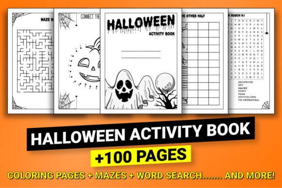 Halloween Activity Book for Kids: Fun and Engaging