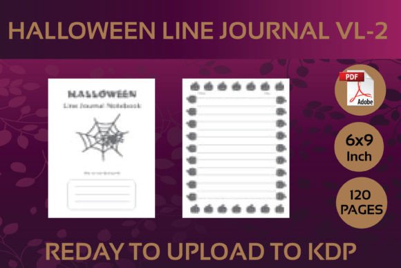 Halloween Line Journal Notebook Vol- 2: A Creative and Practical Tool for Your Projects