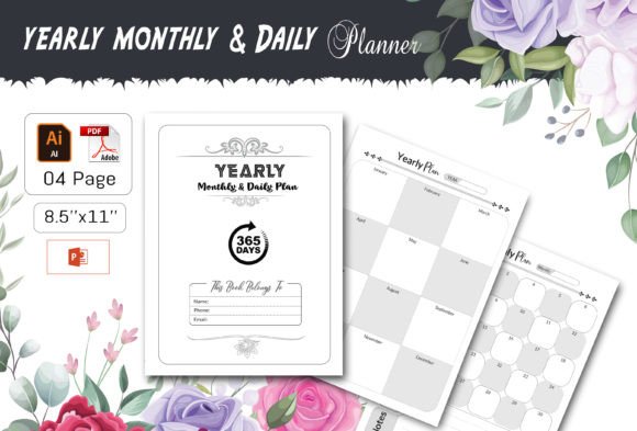 Maximizing Productivity with the Yearly, Monthly, Daily Planner Template