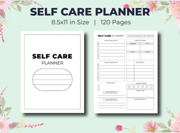Self-Care Planner KDP Interior: Your Path to Wellness