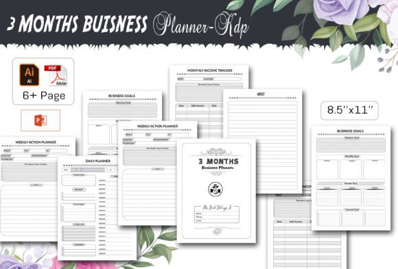 Streamline Your Business Planning with the 3 MONTHS Business PLANNER