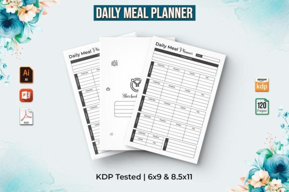 Streamline Your Meal Planning with the Daily Meal Planner KDP Interior