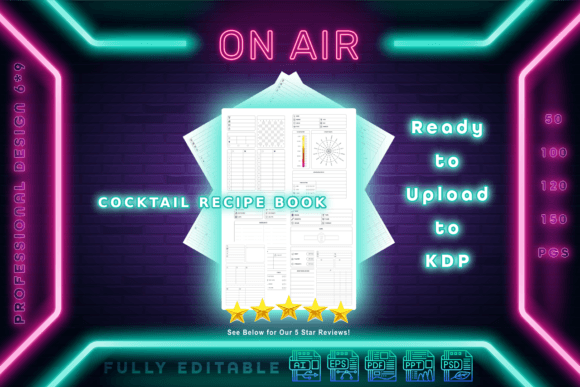 Unlocking Creativity and Profit: The Cocktail Recipe Book KDP Full Edit
