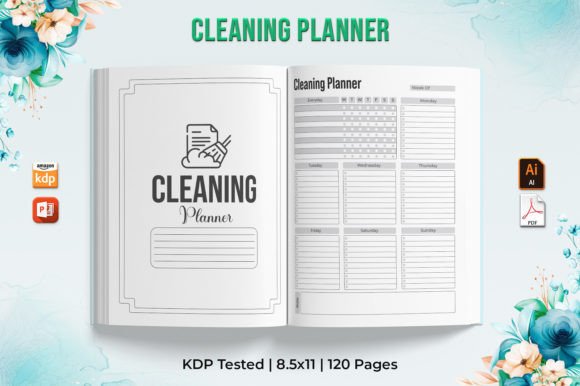 Unlocking Efficiency with the Editable Cleaning Planner KDP Interio s