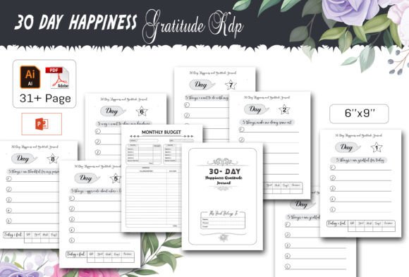 Unlocking Joy: The 30 Day Happiness Gratitude Journal
