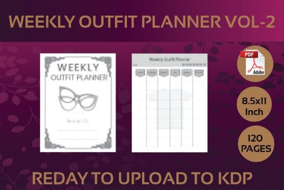 Weekly Outfit Planner Vol-2 for KDP Interior
